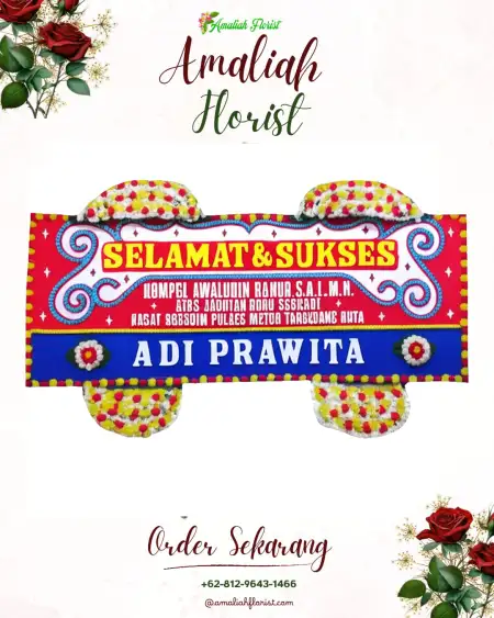 Papan Bunga Ucapan Selamat Bello